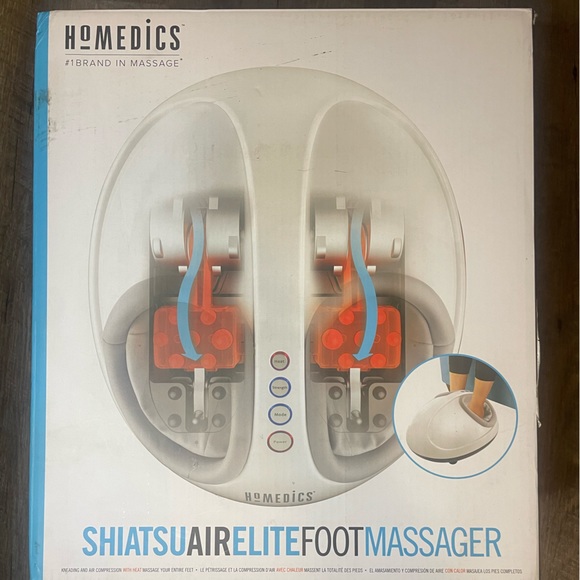 Homedics Other Shiatsu Air Elite Foot Massage With Heat Poshmark